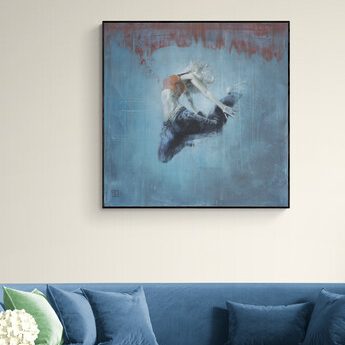 STREET DANCE | 1 bleue | Mix media